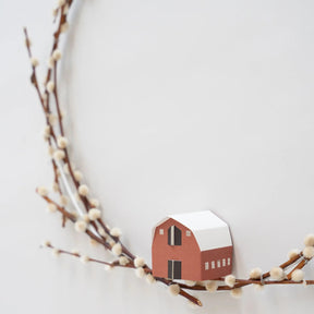 Jurianne Matter - Ornament - Nook Tiny Houses (Natural)