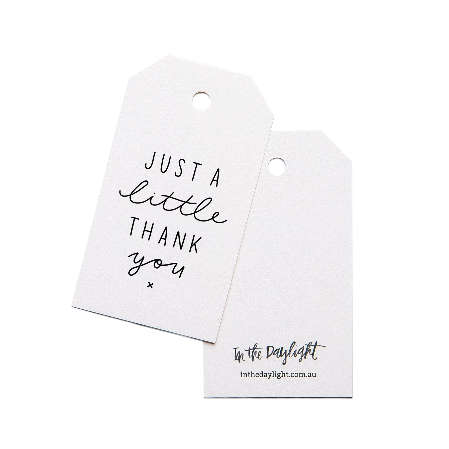 In the Daylight - Gift Tags - Pack of 5 - Just a Little Thank You