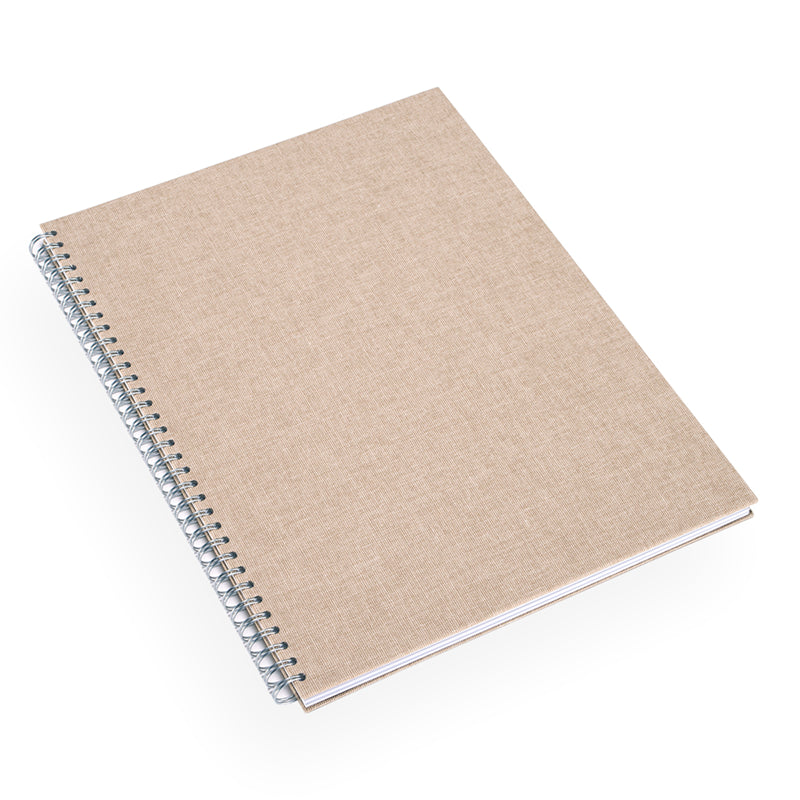 Bookbinders Design - Notebook - Wire-O - Hard - Extra Large - Sandbrown