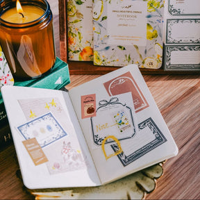 Meow Illustration - Notebook - Wild Orange Blossoms