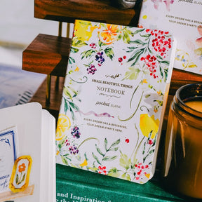 Meow Illustration - Notebook - Summer Berry