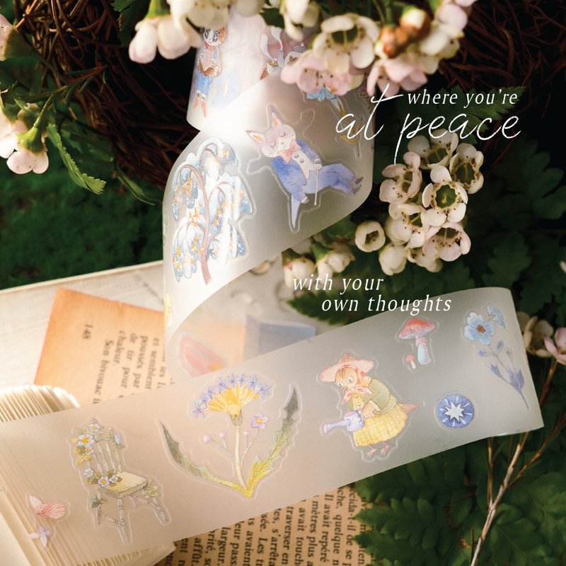 TeaYou - Washi Tape - The Wandering Garden (Matte PET)