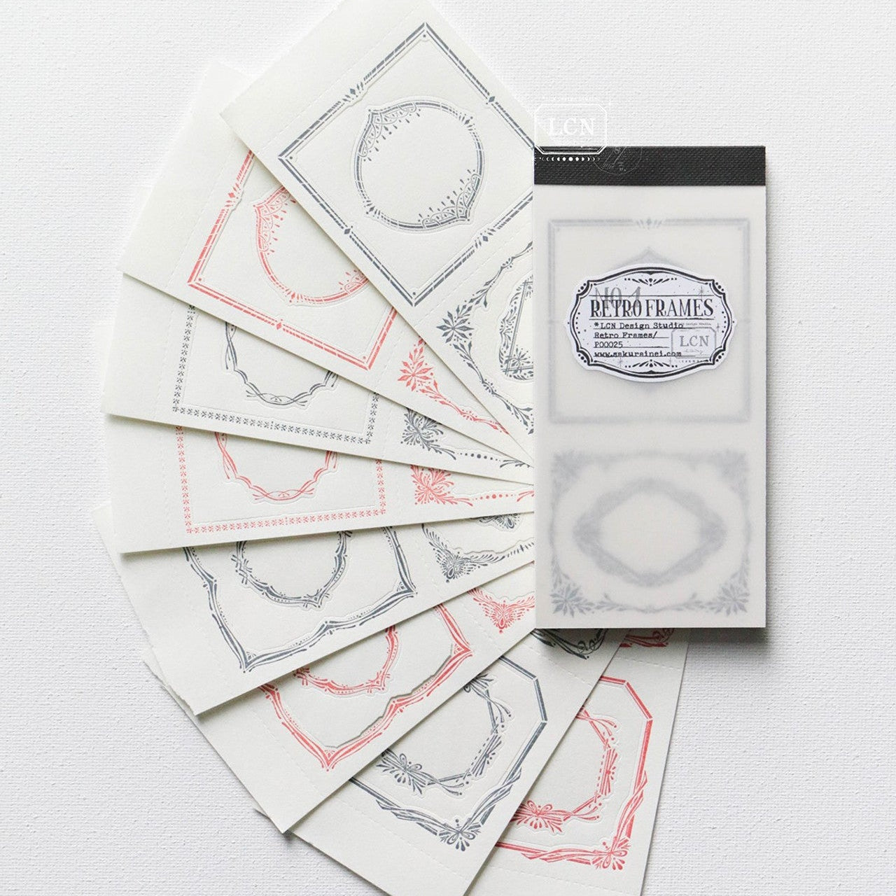 LCN Design Studio - Notepad - Retro Frames No.1