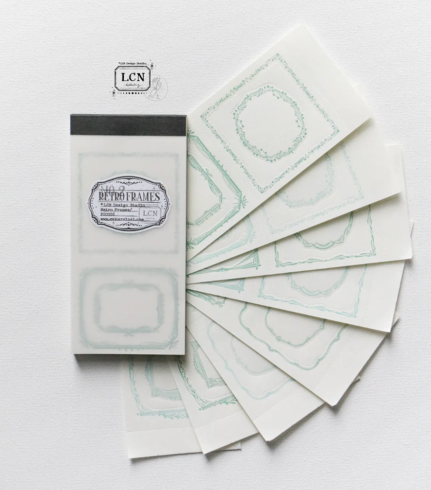 LCN Design Studio | Notepad Retro Frames No.2 - Bookbinders Design