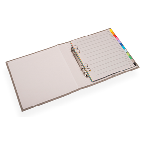 Bookbinders Design - Ringbinder - Regular - Recipe - Light Grey