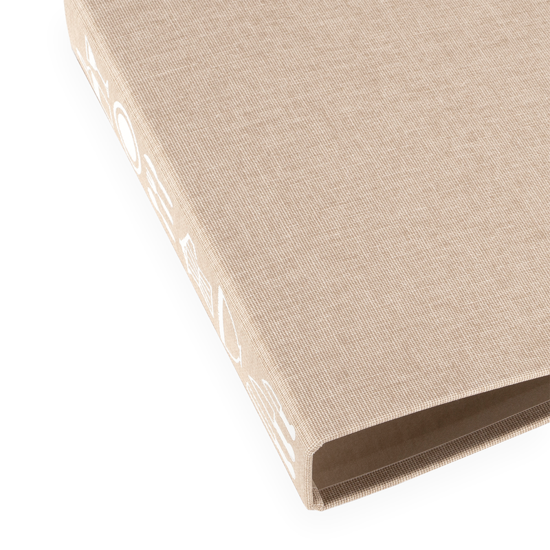 Bookbinders Design - Ringbinder - Regular - Recipe - Sandbrown