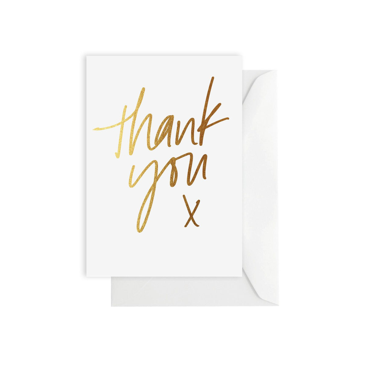 ELM Paper - Card - Thank You - Gold Thank You X