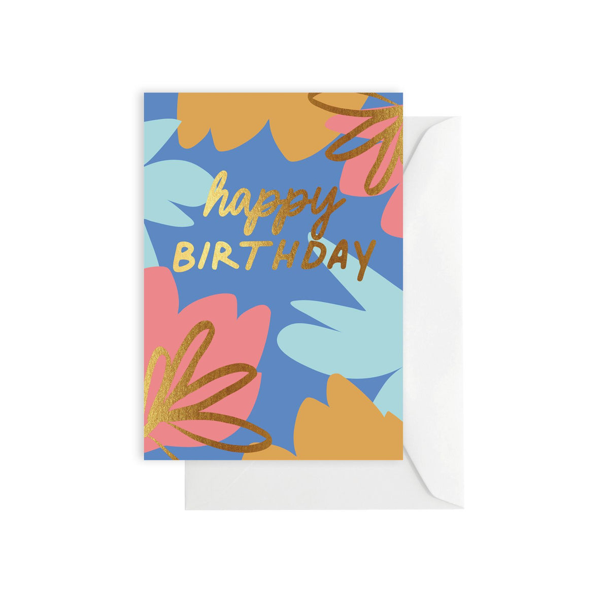 ELM Paper - Card - Birthday - Foliage Blue Birthday