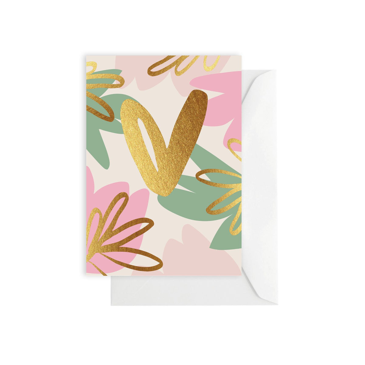 ELM Paper - Card - Blank - Foliage Heart