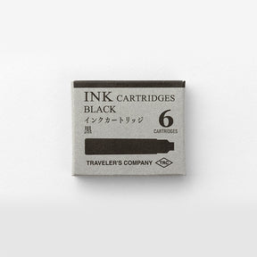 Traveler's Company - Fountain Pen Ink - Cartridge - Black