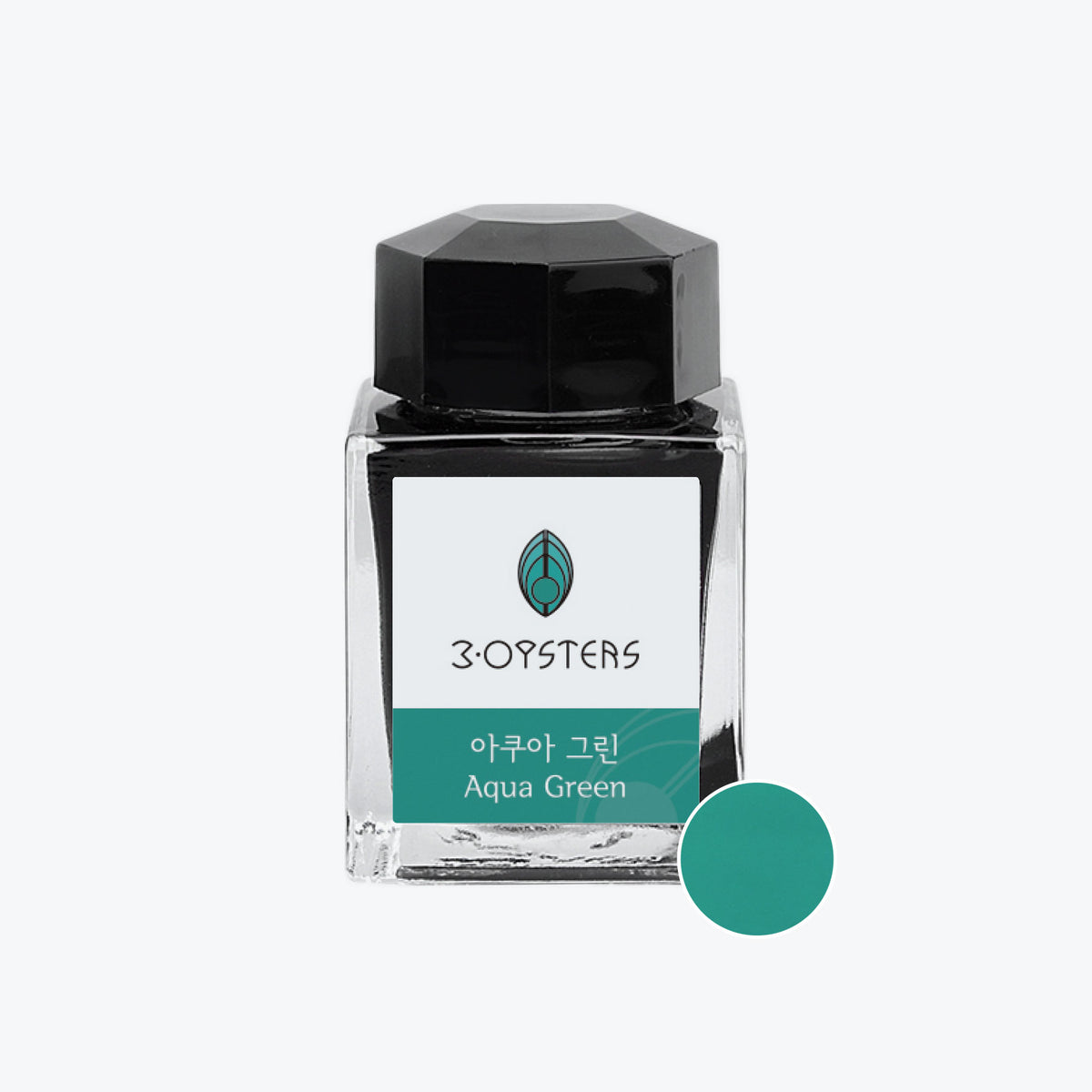 3Oysters - Fountain Pen Ink - Delicious - Aqua Green