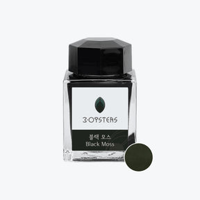3Oysters - Fountain Pen Ink - Delicious - Black Moss