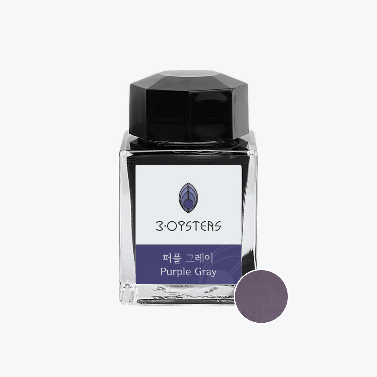 3Oysters - Fountain Pen Ink - Delicious - Purple Gray