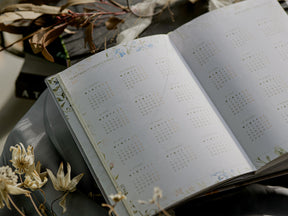 Meow Illustration - 2023 Diary - Weekly Planner - Wonderful Weeds