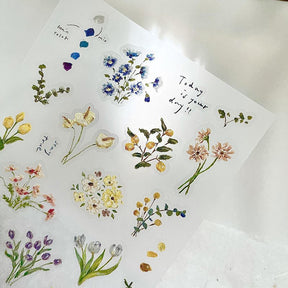 Pion - Planner Sticker - Floral