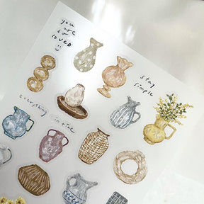 Pion - Planner Sticker - Floral