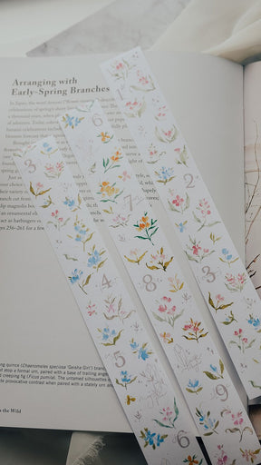 Meow Illustration - Washi Tape - Magic Flowers