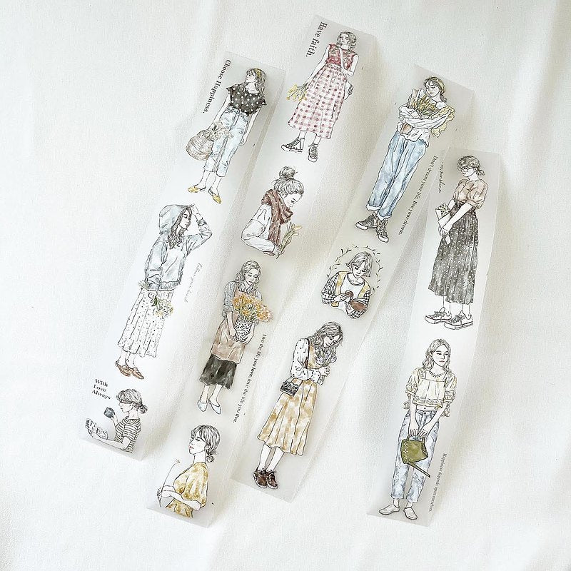 Pion - Washi Tape - She (PET) <Outgoing>