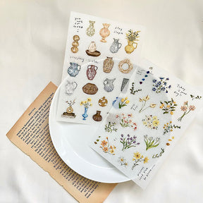 Pion - Planner Sticker - Floral