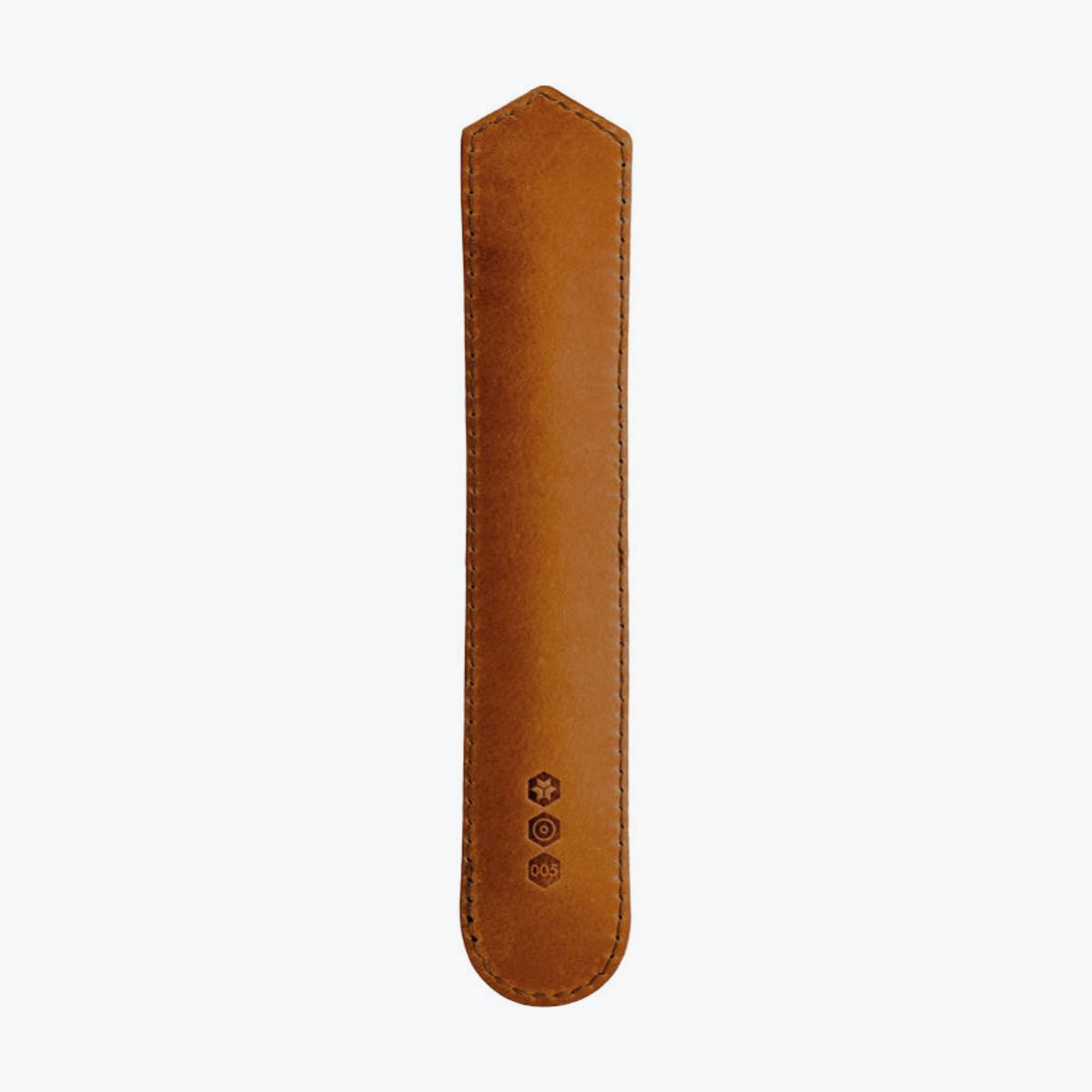 Ajoto - Leather Pen Pouch - Caramel