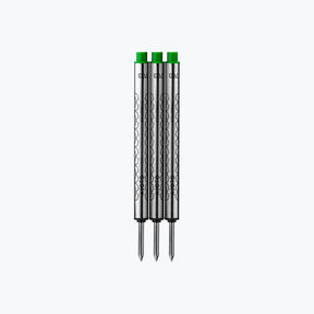 Ajoto - Rollerball Refills - Green - Pack of 3