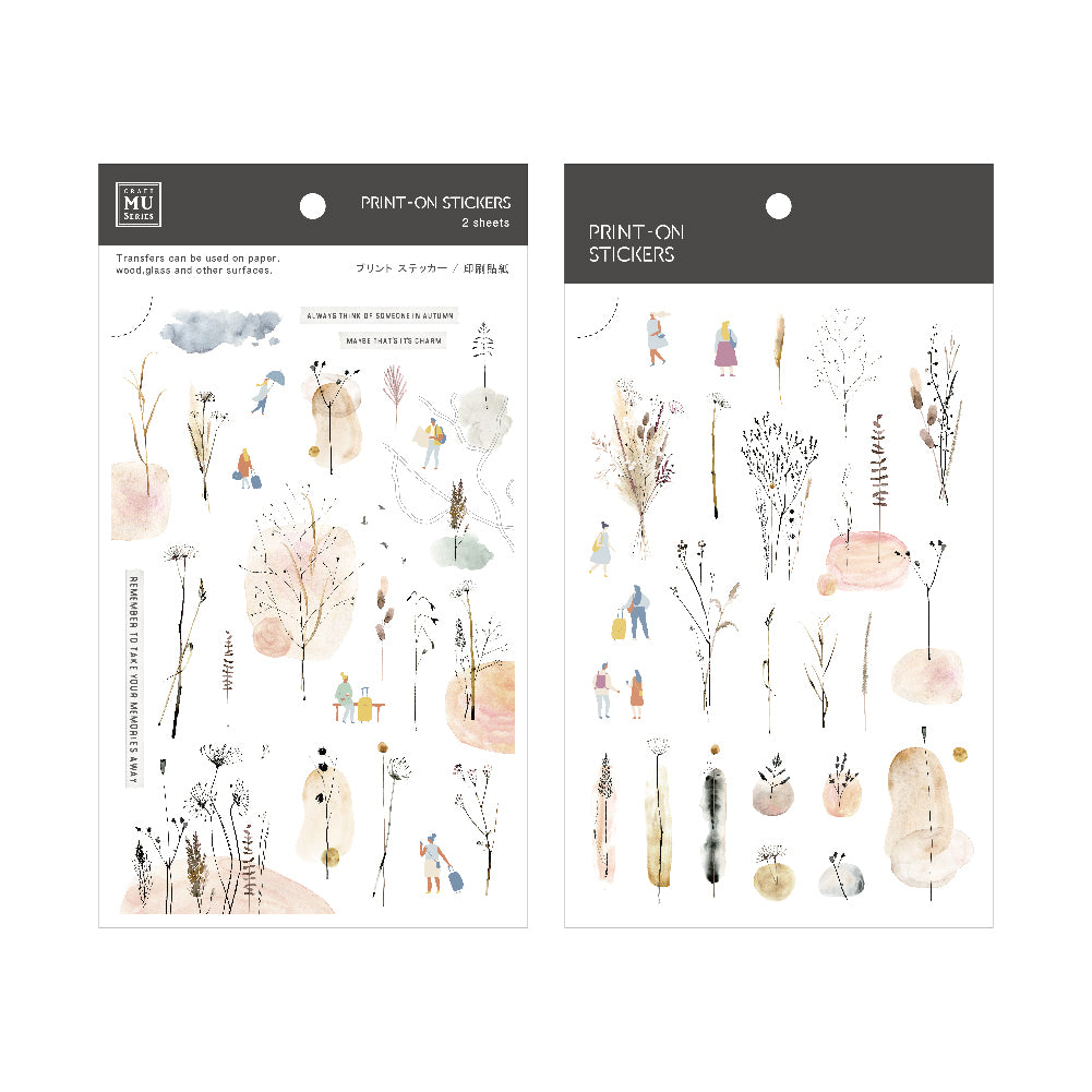 MU Lifestyle - Planner Sticker - Print On - #206 <Outgoing>