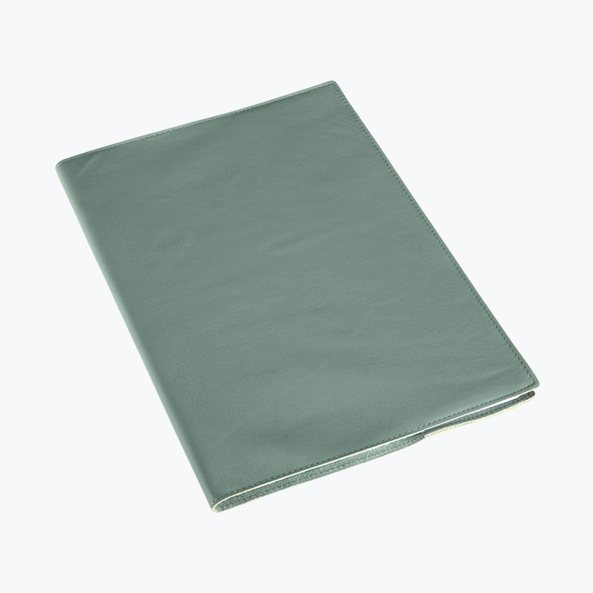 Bookbinders Design - Notebook - Leather - A4 - Dusty Green