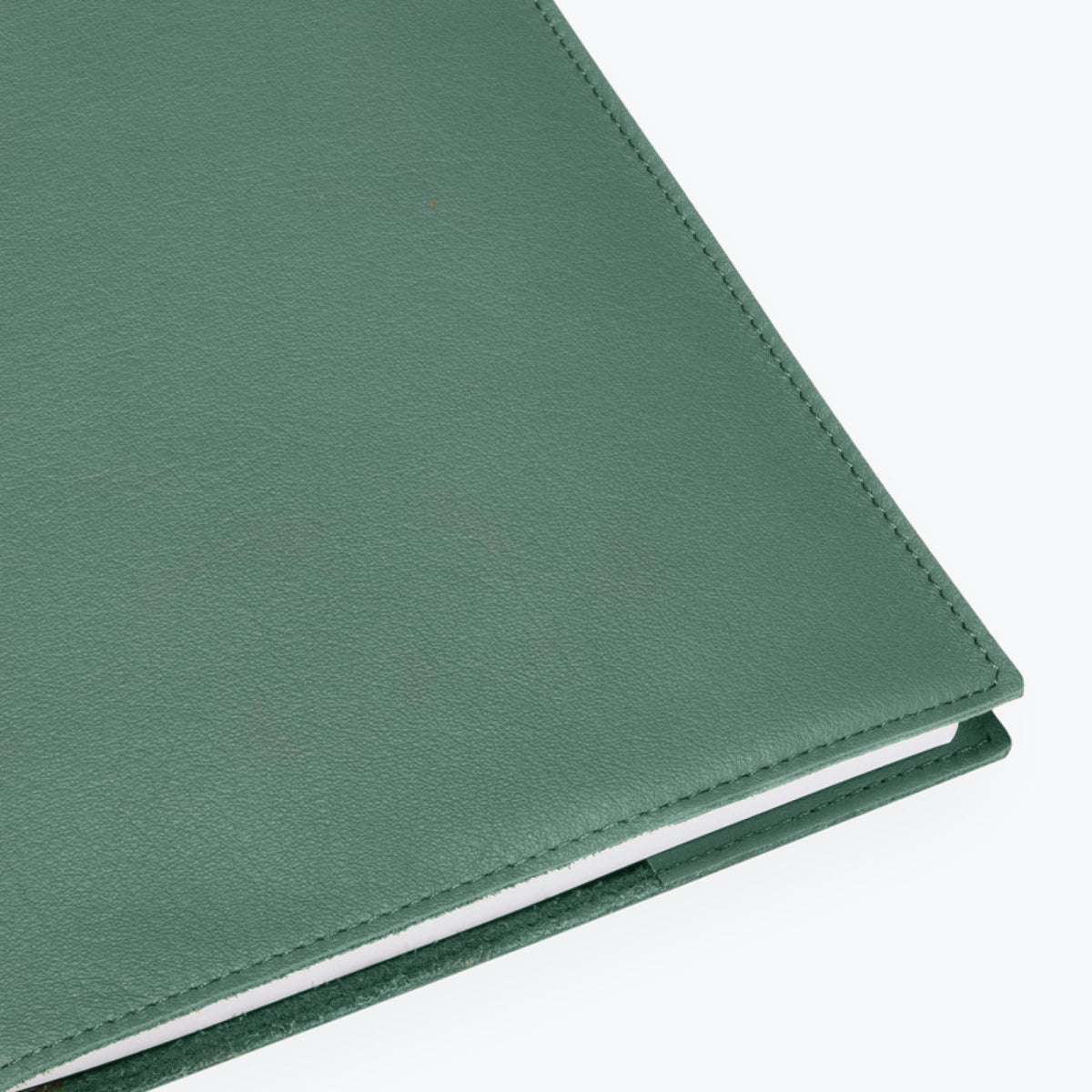 Bookbinders Design - Notebook - Leather - Regular - Dusty Green