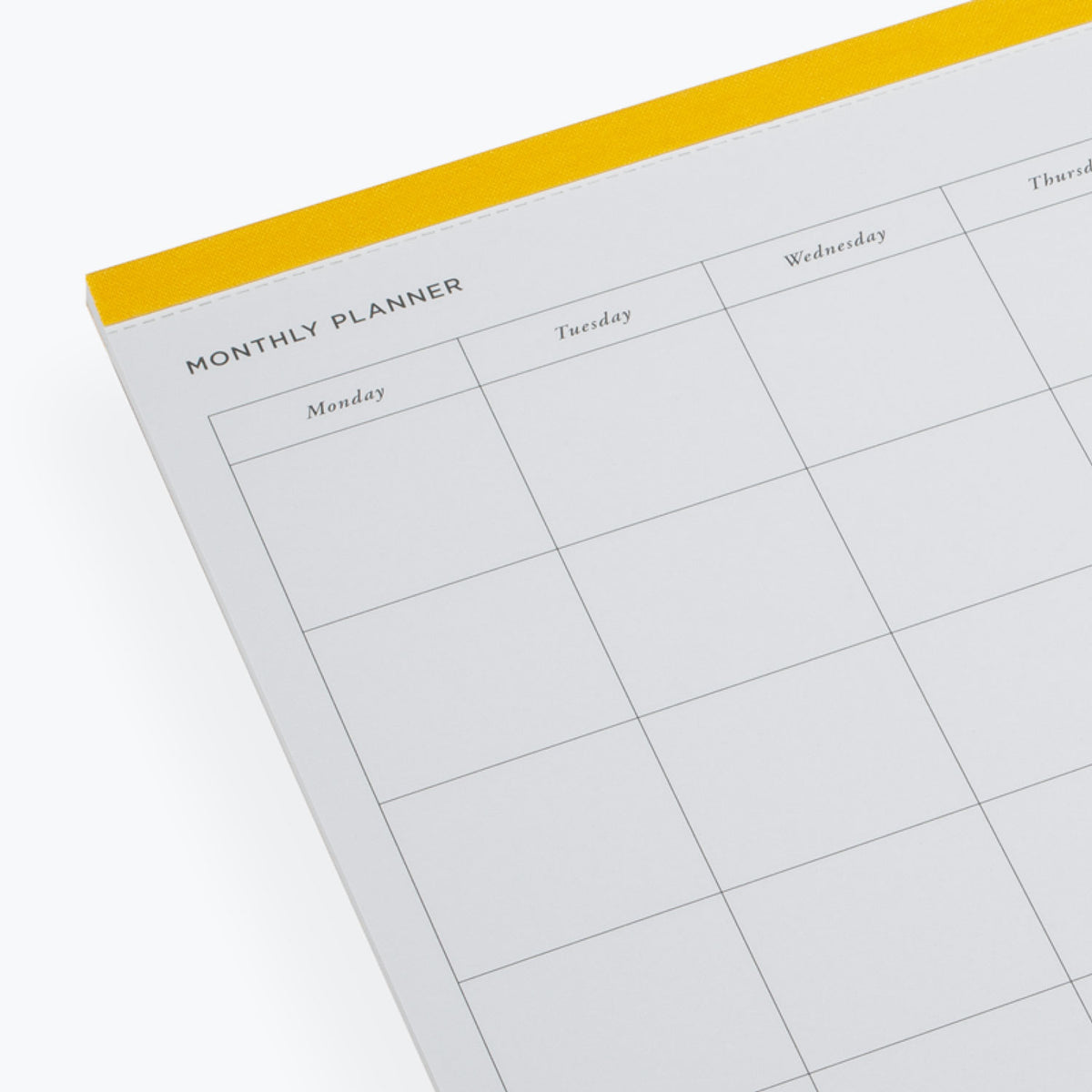 Bookbinders Design - Planner - Monthly - Sun Yellow