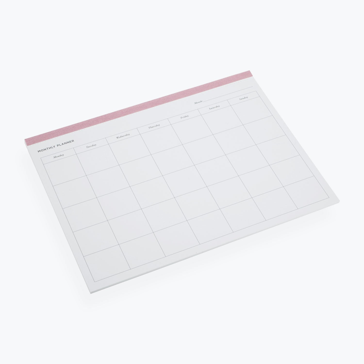 Bookbinders Design - Planner - Monthly - Dusty Pink