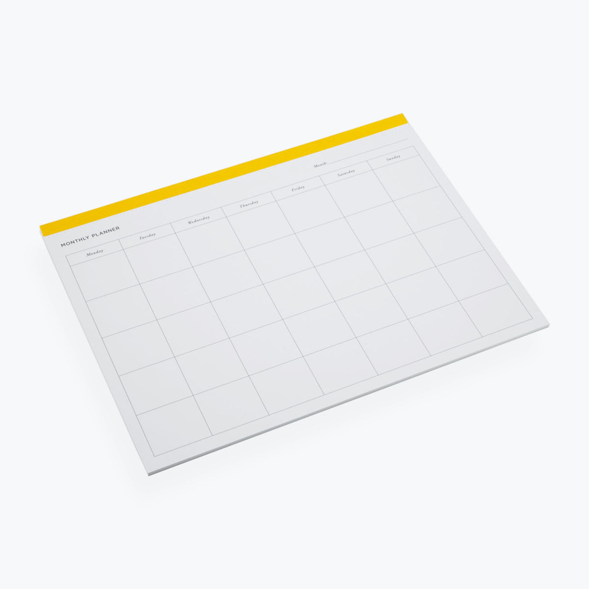 Bookbinders Design - Planner - Monthly - Sun Yellow