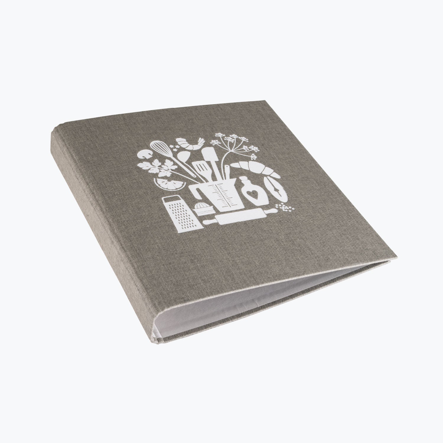 Bookbinders Design - Ringbinder - A4 - Kitchen - Light Grey/White