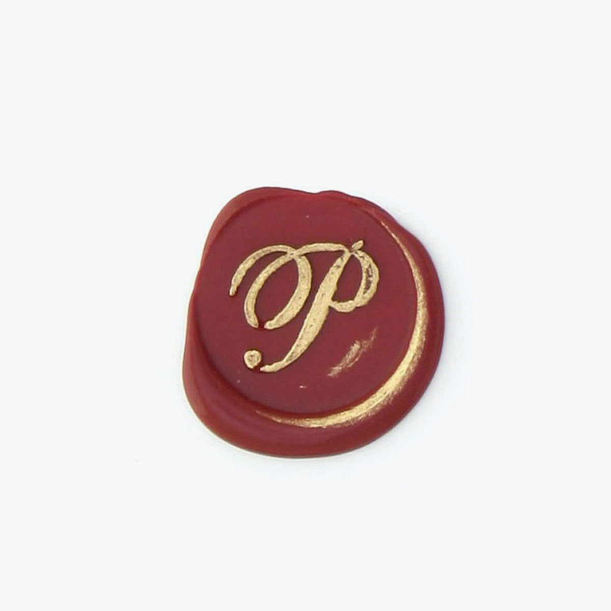 Bortoletti - Bronze Initial Letter - Cursive - P