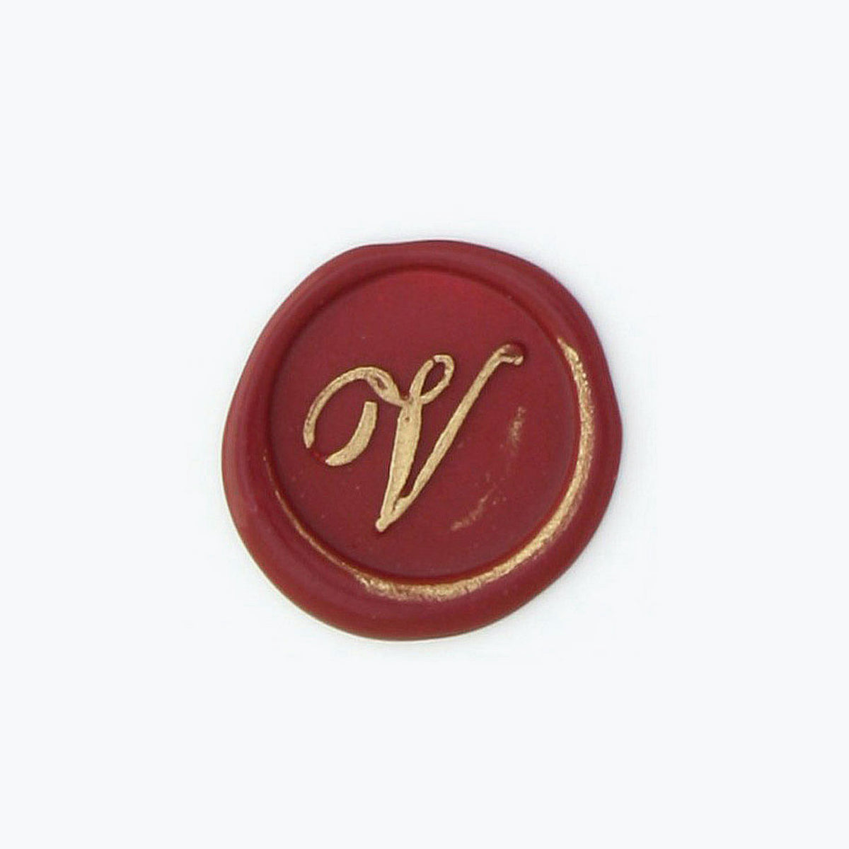 Bortoletti - Bronze Initial Letter - Cursive - V