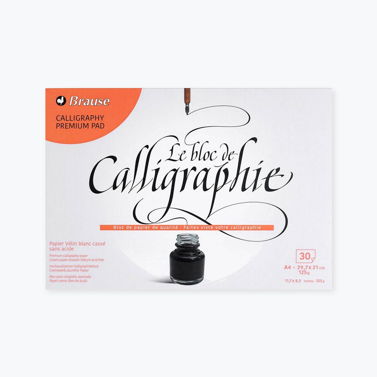Brause - Calligraphy Workbook - Premium Pad - A4