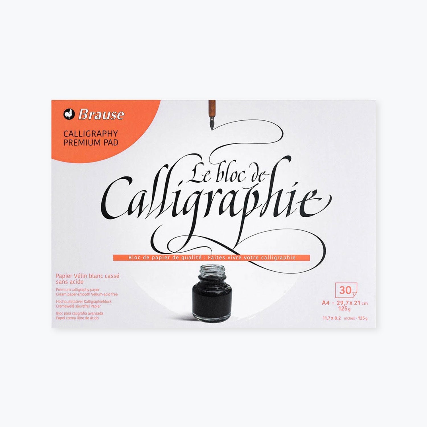 Brause - Calligraphy Workbook - Premium Pad - A4