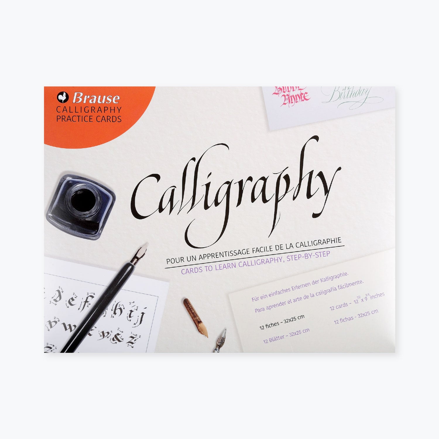 Brause - Calligraphy Workbook - Calligraphy Practise Cards