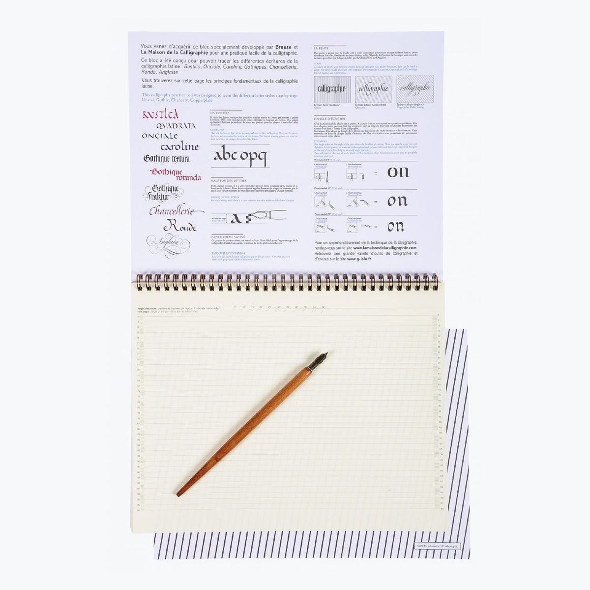 Brause - Calligraphy Workbook - Calligraphy Practise Pad - A4