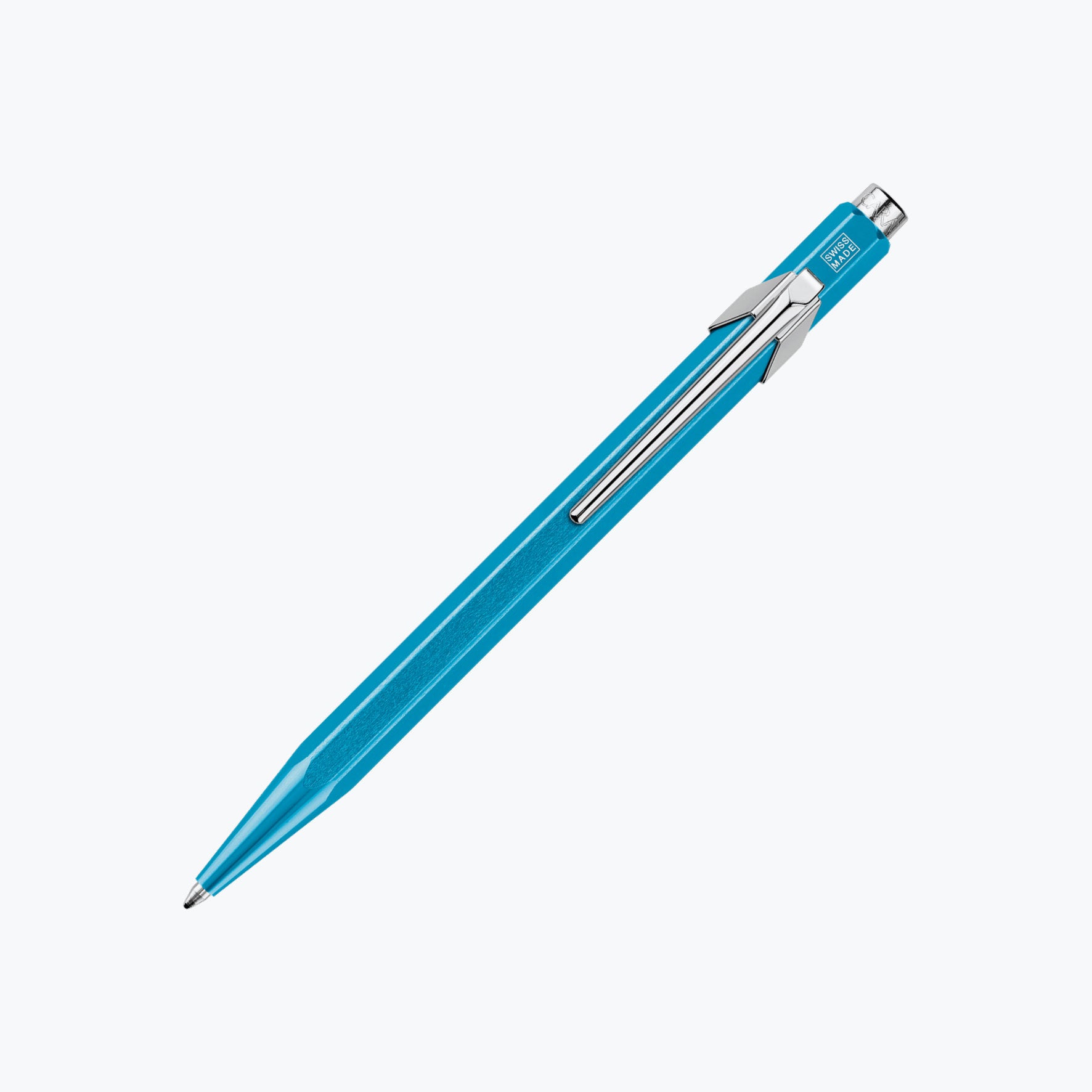 Caran d'Ache - Ballpoint Pen - 849 Metallic - Turquoise
