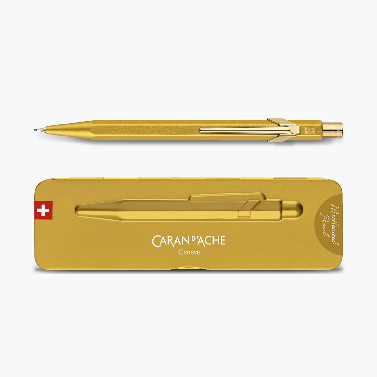 Caran d'Ache - Mechanical Pencil - 849 Bar - Gold Bar