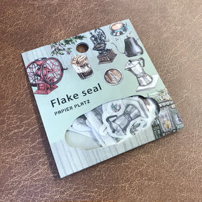 Papier Platz - Sticker Seal - Flake Seal - Coffee Shop
