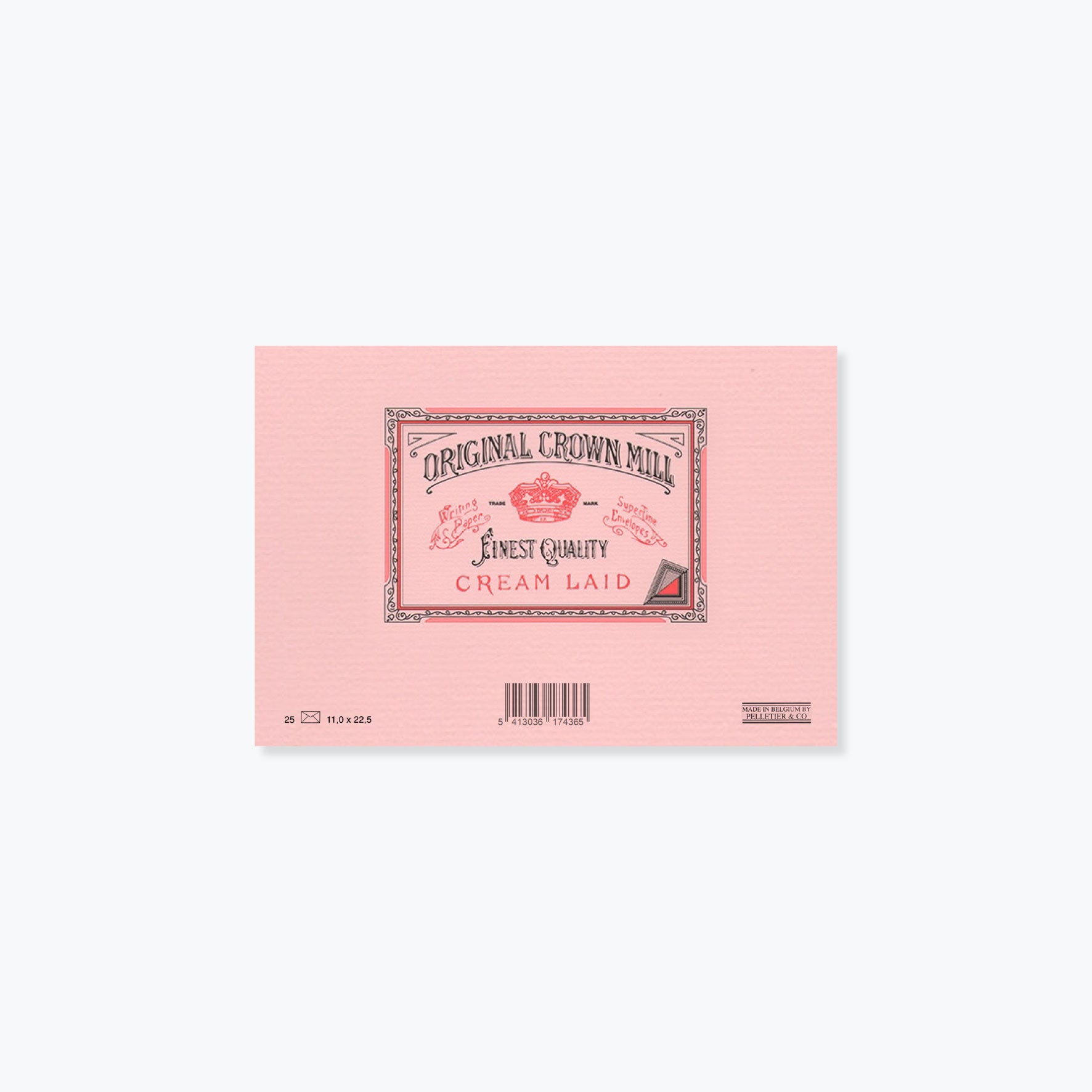 Crown Mill - Envelopes - Lined - C6  - Pink