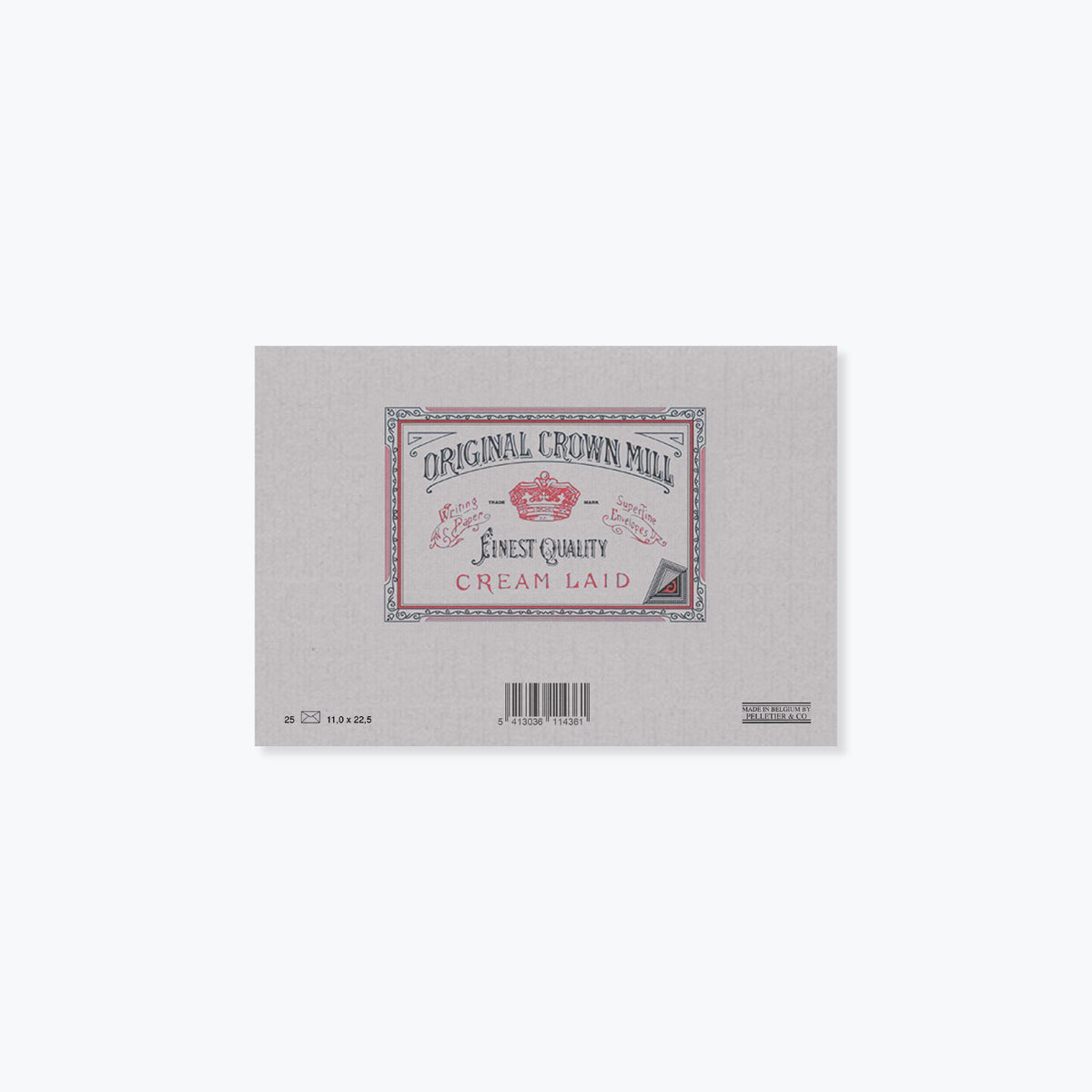 Crown Mill - Envelopes - Lined - C6  - Grey