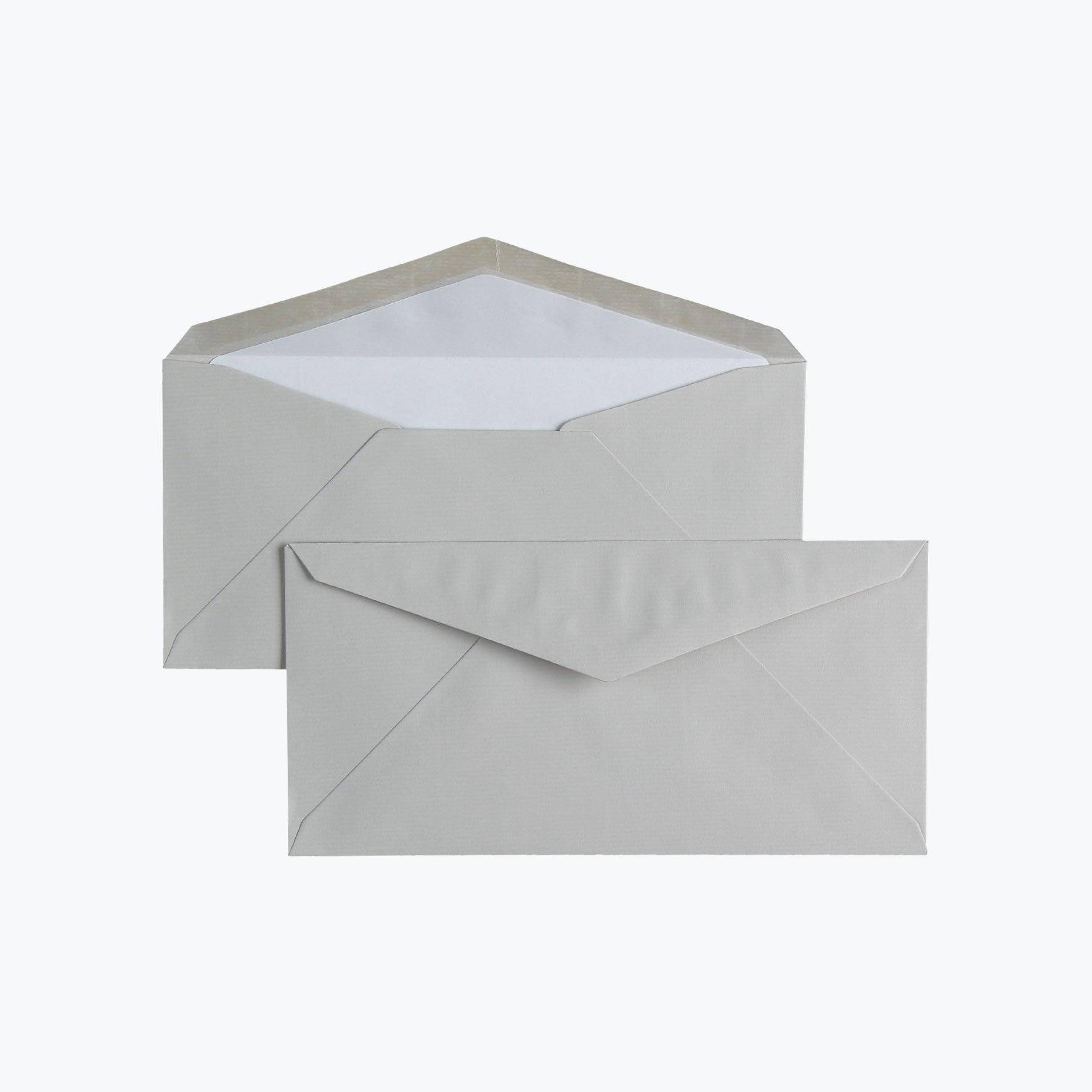 Crown Mill - Envelopes - Lined - DL  - Grey
