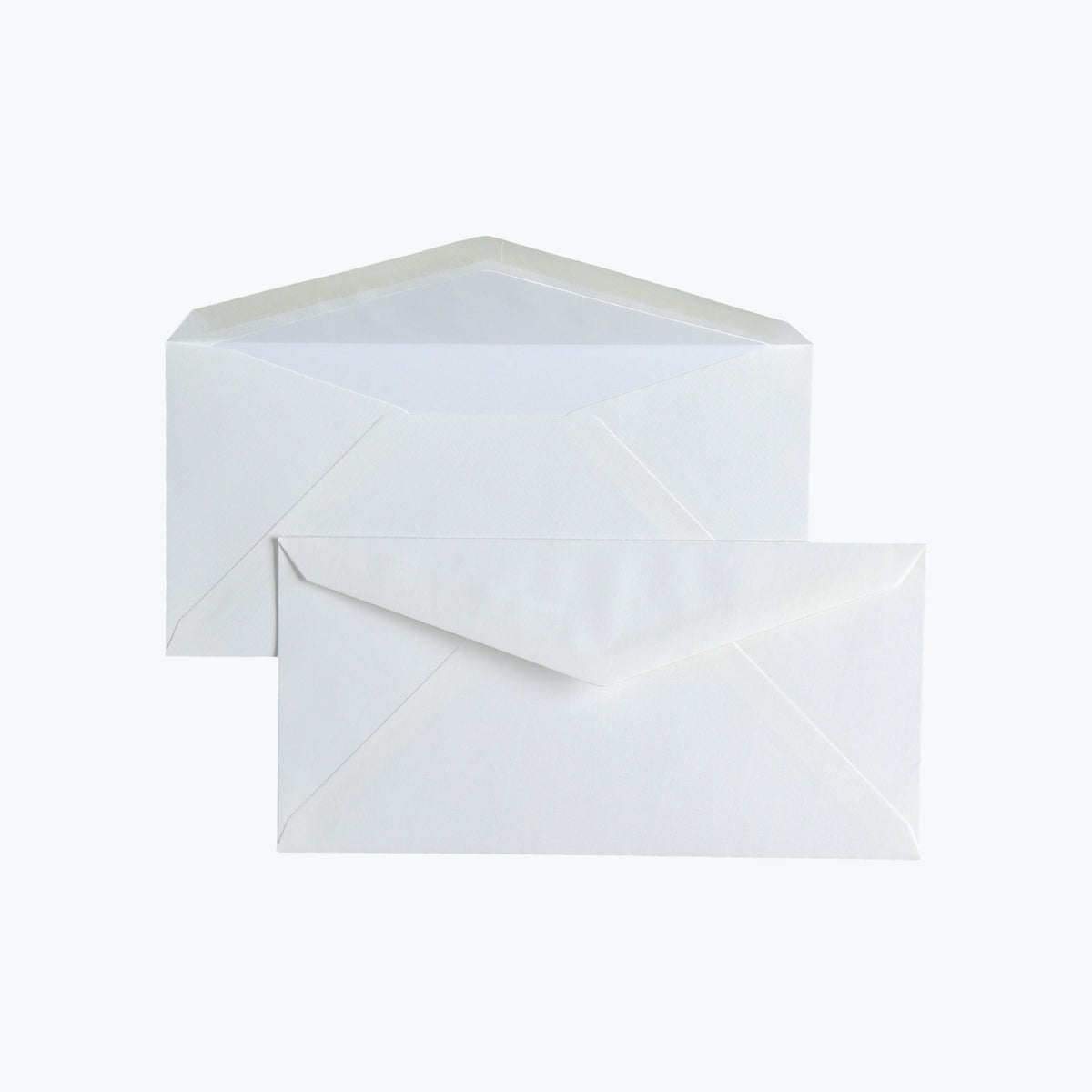 Crown Mill - Envelopes - Lined - DL  - White