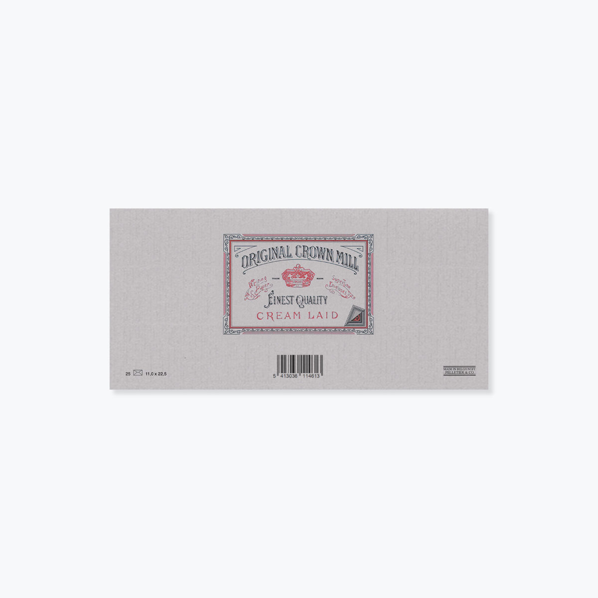 Crown Mill - Envelopes - Lined - DL  - Grey