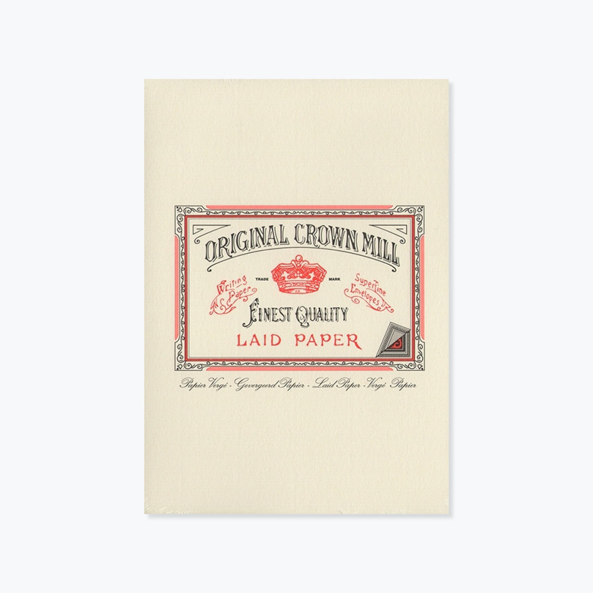 Crown Mill - Writing Pad - A5 - Cream