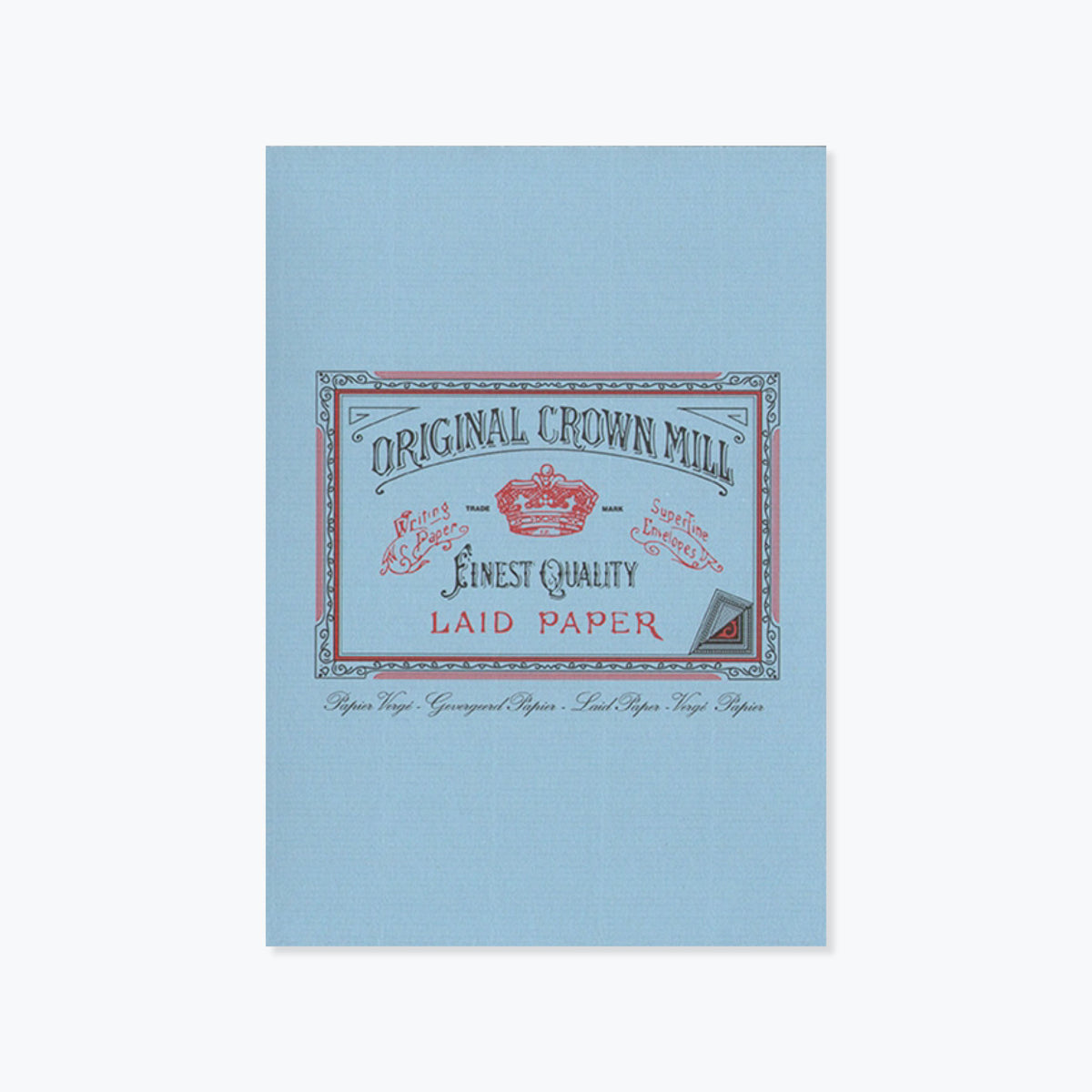 Crown Mill - Writing Pad - A5 - Blue