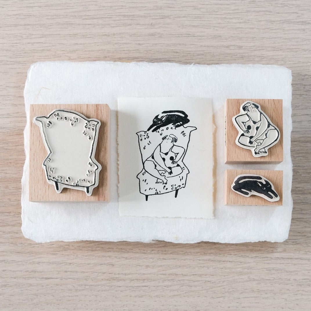 Dodolulu - Stamp Set - Couch Potato
