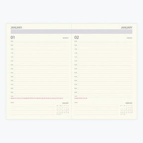 Daycraft - 2023 Diary - Signature - A5 - Purple